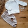 Bluza i spodnie sweterkowe dziecięce