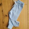 Legginsy prążkowane dziecięce baby blue