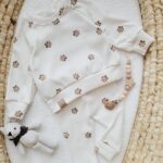 Bluza i legginsy prążkowane Psie Łapki