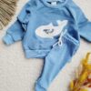 Komplet dla dziecka bluza i legginsy orka