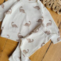 Zestaw bluza i legginsy prążkowane dla dziecka
