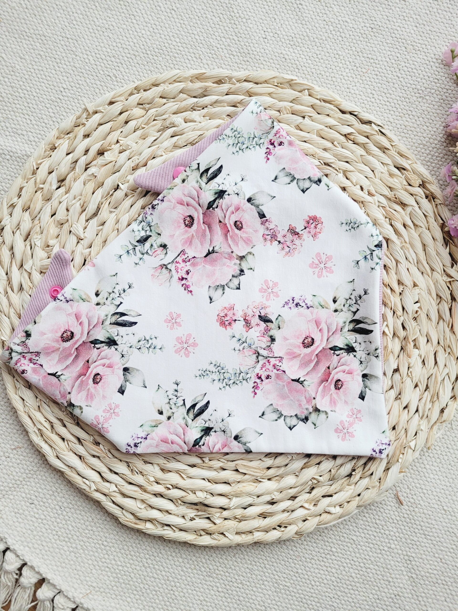 Chusta mini bukiety różane