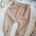 Spodnie dziecięce karmel