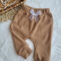 Spodnie sweterkowe karmel