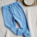 Legginsy prążkowane dziecięce niebieski