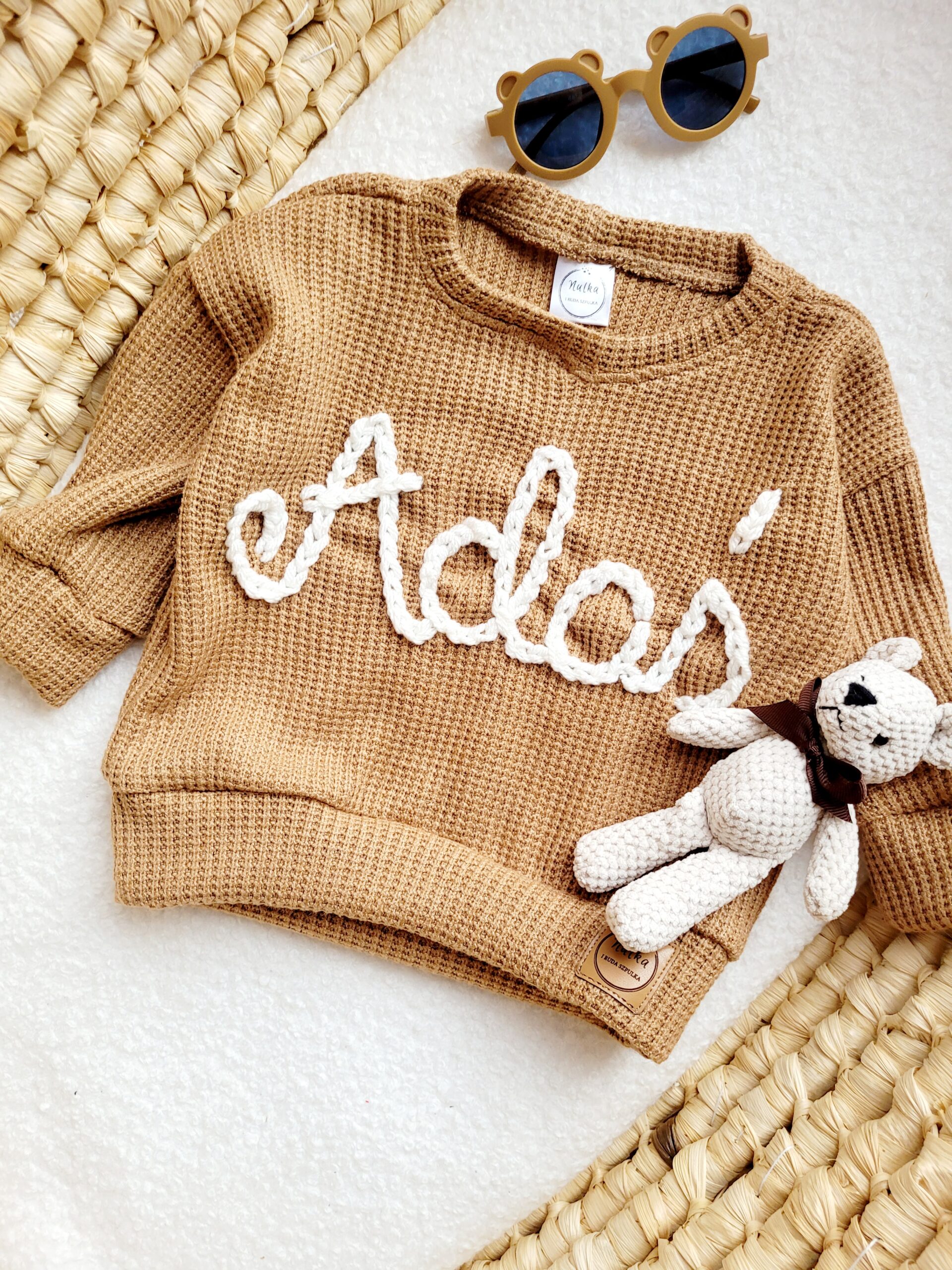 Sweterek karmel Adaś
