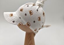 Chustka muślinowa dla chłopca wiązana tygryski