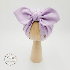 Turban dla dziewczynki pin-up lawenda