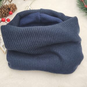 Komin zimowy dziecięcy - granatowy