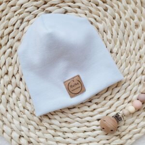 Czapka prążkowana dla dziecka baby blue