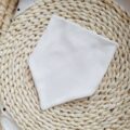 Chusta pod szyję dla dziecka prążek ecru