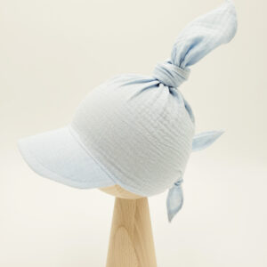 Chustka z daszkiem supełek muślin - kolory do wyboru