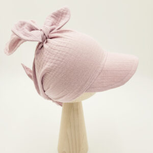 Chustka z daszkiem muślin - wrzos