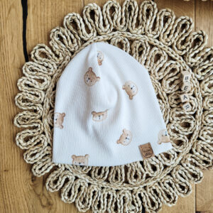 Czapka prążkowana Misie