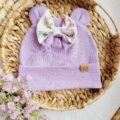 Czapka-wywijana-dla-dziewczynki-z-Kokarda-Purple-Garden-lawenda-scaled-1.jpg