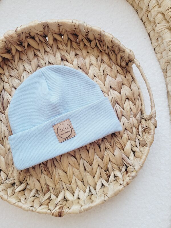 Czapka wywinięta Baby blue