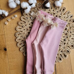 Legginsy prążkowane dla dziecka pozostałe kolory