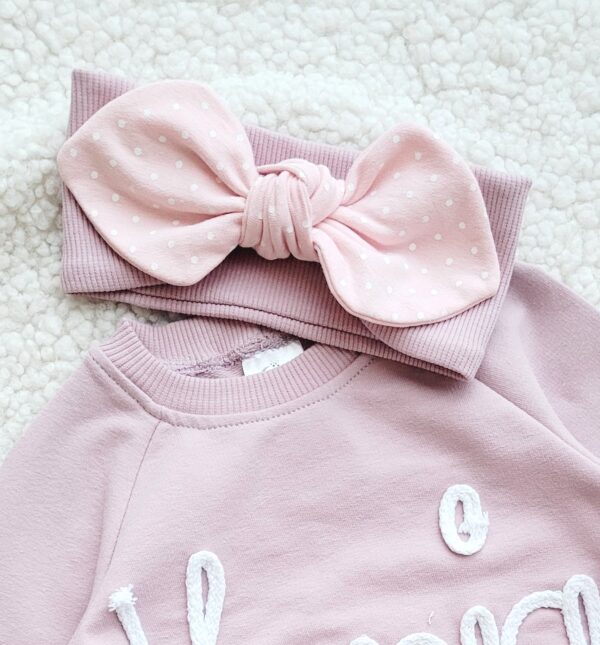 Opaska pin-up biały maczek