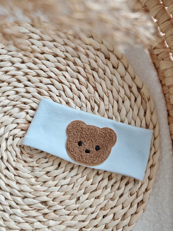 Opaska z misiem biel