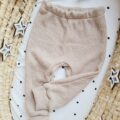 Spodnie sweterkowe dziecięce beż