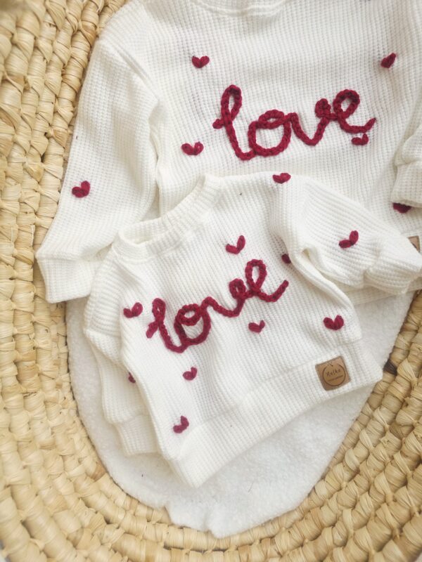 Sweterek dla dziecka Love ecru