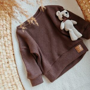 Sweterek dziecięcy cappucino
