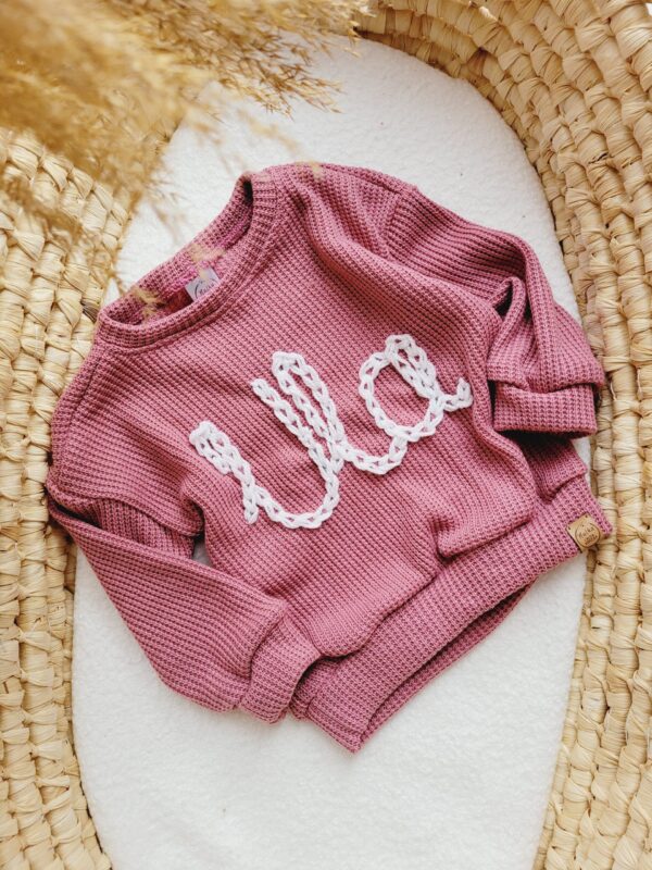 Sweterek dla dziewczynki Ula wrzos