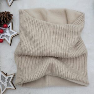 Komin zimowy dziecięcy - beżowy